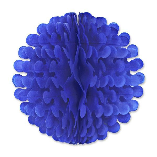 14" Blue Tissue Flutter Ball Party Decorations - ScandinavianGiftOutlet