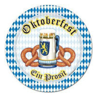 Oktoberfest Idea Paper Plates - ScandinavianGiftOutlet