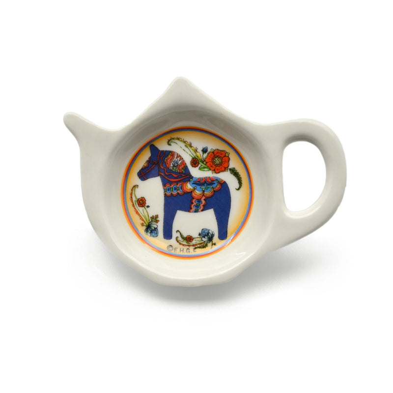 Blue Dala Horse Decorative Magnetic Teapot
