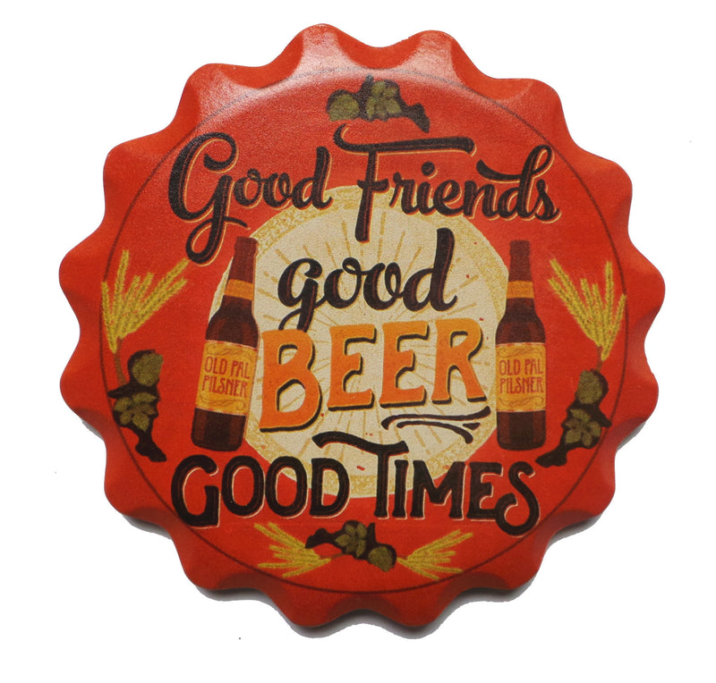 Ceramic Coaster Gift Sets- Beer With Friends - ScandinavianGiftOutlet