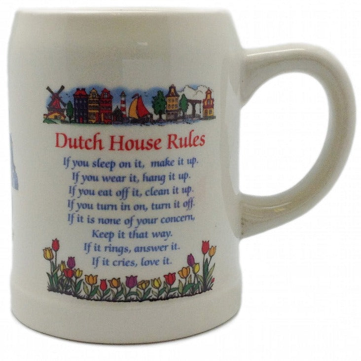 Dutch House Rules Coffee Mug - ScandinavianGiftOutlet