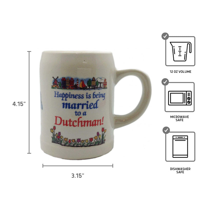 Ceramic Coffee Mug: Married to a Dutchman