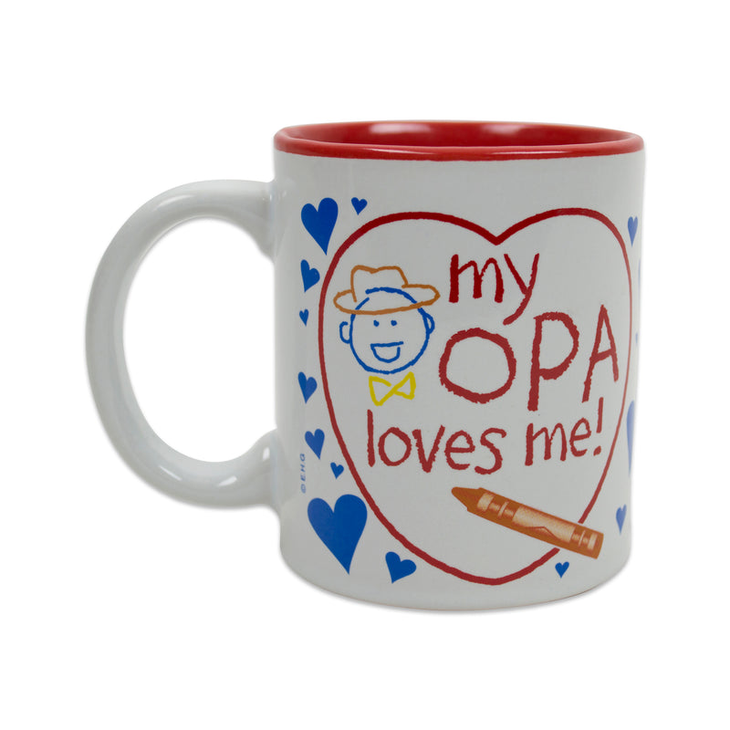 "My Opa Loves Me" Opa Gift Idea Coffee Mug