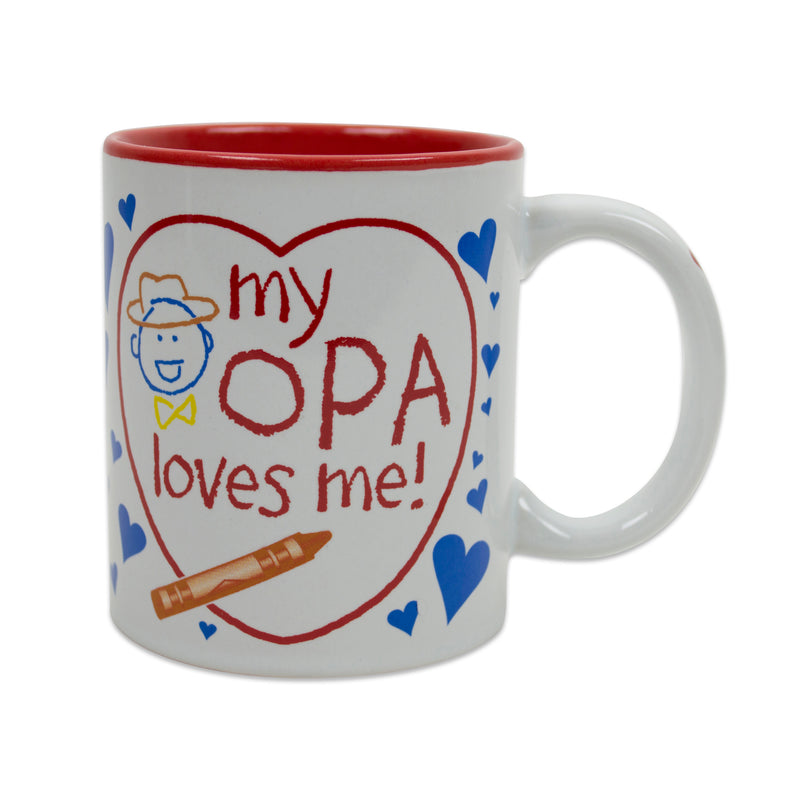 "My Opa Loves Me" Opa Gift Idea Coffee Mug