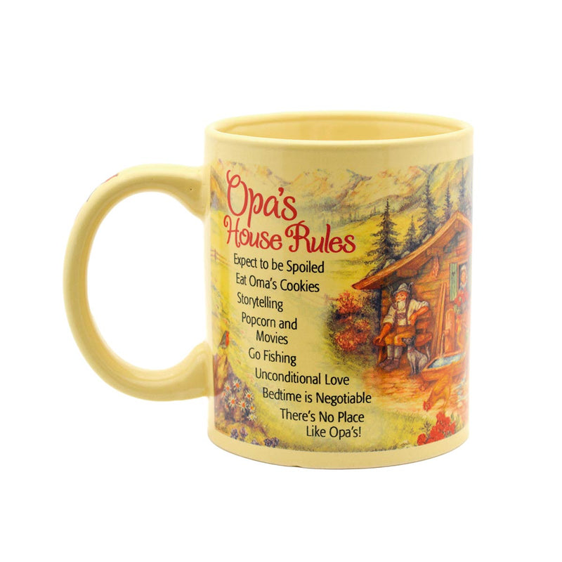 "Opa's House Rules" Coffee Mug