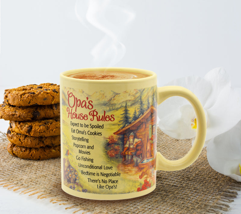 "Opa's House Rules" Coffee Mug