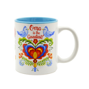 "Oma is the Greatest" / Bird Design Coffee Mug