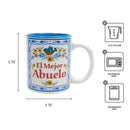 "El Mejor Abuelo" Coffee Mug Great Gift for Abuelo