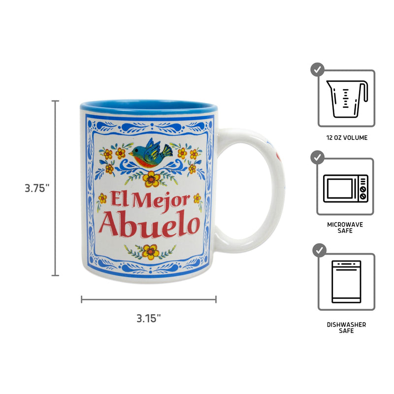"El Mejor Abuelo" Coffee Mug Great Gift for Abuelo
