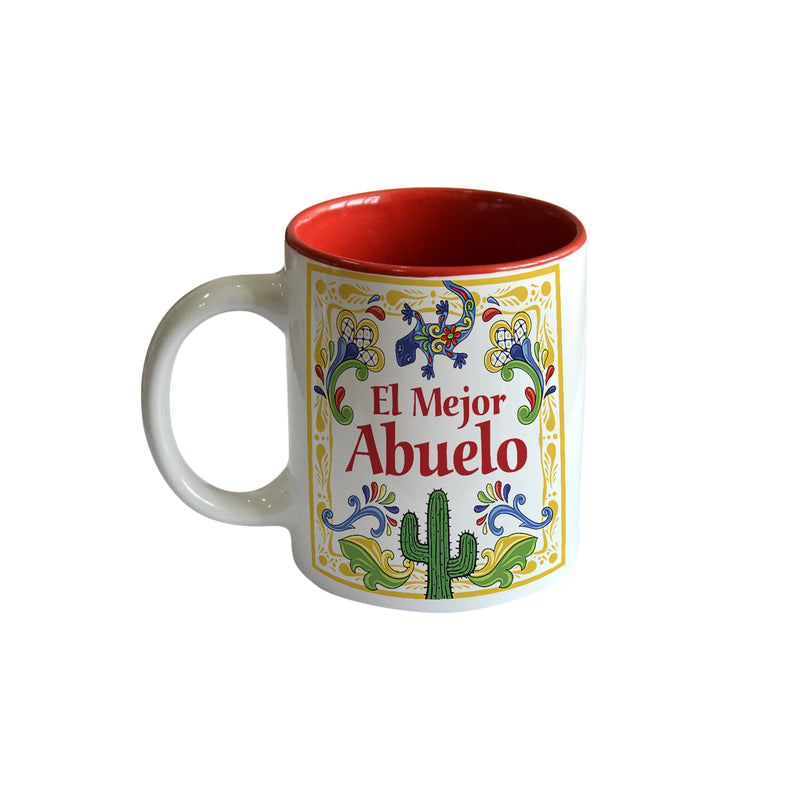 Ceramic Abuelo Gift Idea Coffee Mug "El Mejor Abuelo" - ScandinavianGiftOutlet