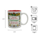 German Gift Idea Coffee Mug "Tell A German…"