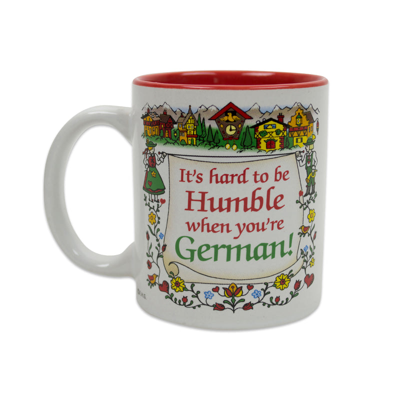 German Gift Coffee Mug "Humble German"