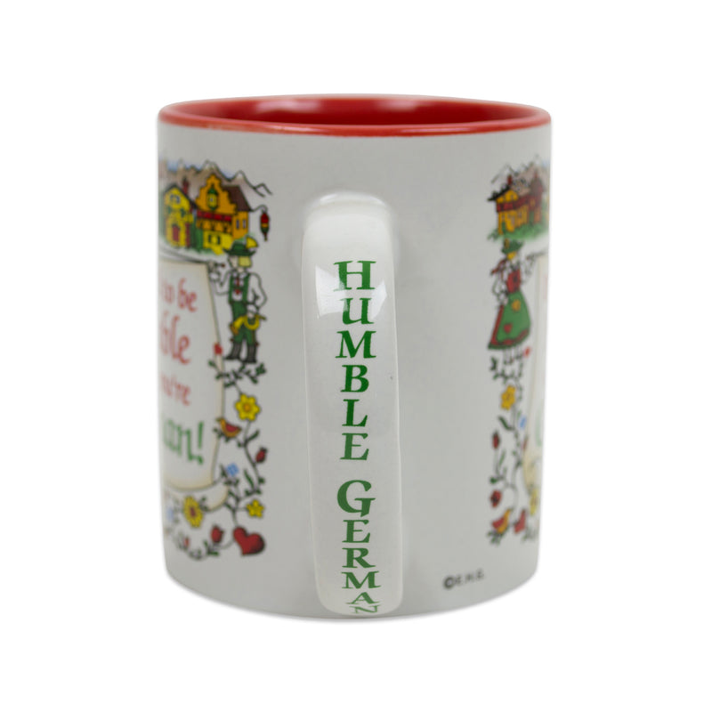 German Gift Coffee Mug "Humble German"
