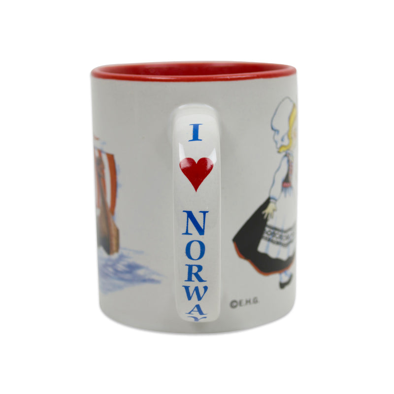Norwegian Gift Coffee Mug "I Love Norway"