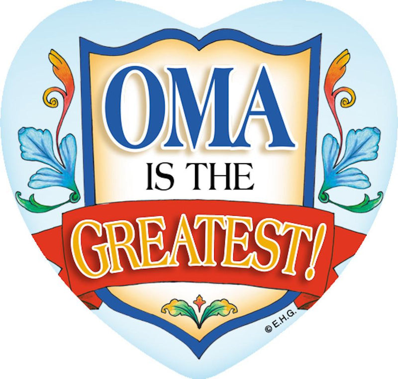 Ceramic Tile Magnet: Oma Greatest