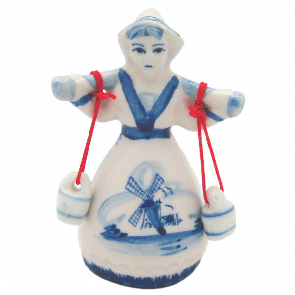 Blue and White Dutch Milkmaid - ScandinavianGiftOutlet