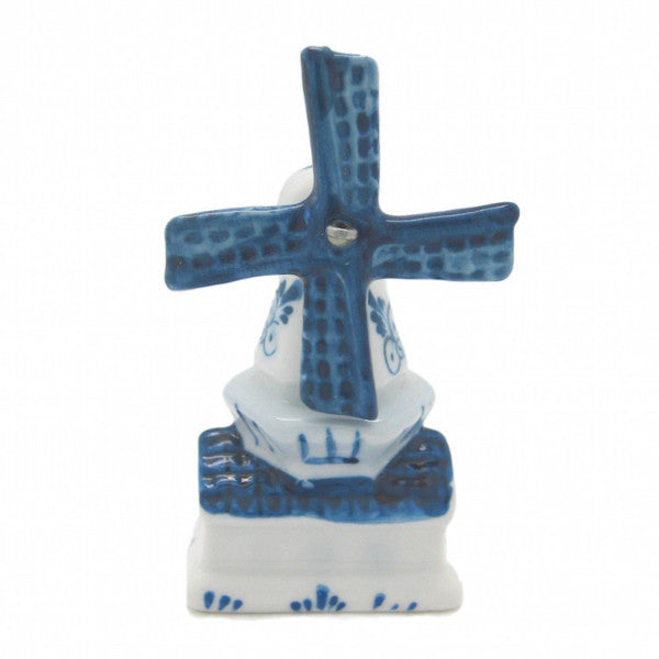 Blue and White Ceramic Windmill House - ScandinavianGiftOutlet