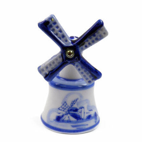 Ceramic Blue and White Decorative Windmill - ScandinavianGiftOutlet