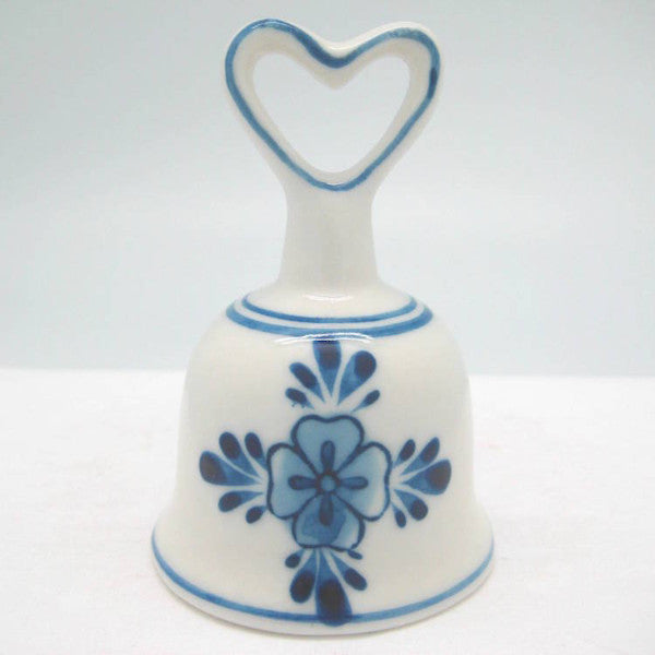 Collector Windmill Blue and White Bell with Heart - ScandinavianGiftOutlet