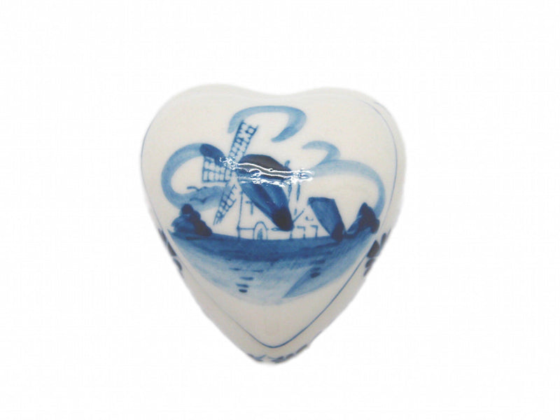 Blue Ceramic Heart Box - ScandinavianGiftOutlet