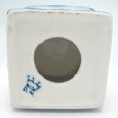 Blue Votive Candles Embossed Mill & Kiss - ScandinavianGiftOutlet