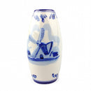 Embossed Windmill Delft Vase - ScandinavianGiftOutlet
