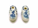 Ceramic Dutch Wooden Shoe Pair for beads - ScandinavianGiftOutlet