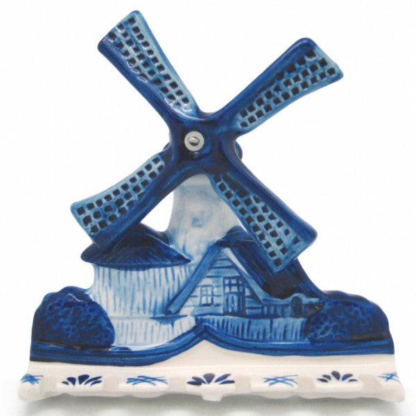 Ceramic Spoon Holder Delft Blue - ScandinavianGiftOutlet