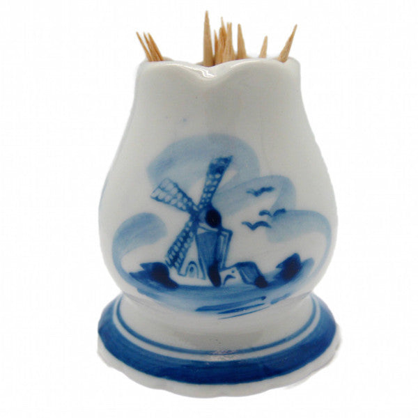 Delft Blue Toothpick Holder - ScandinavianGiftOutlet