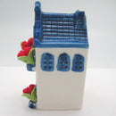 Ceramic Miniature House with Tulips - ScandinavianGiftOutlet