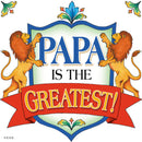 "Papa Is The Greatest"-Decorative Tile - ScandinavianGiftOutlet