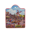 Windmill Landscape Wall: Trivet