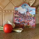 Windmill Landscape Wall: Trivet