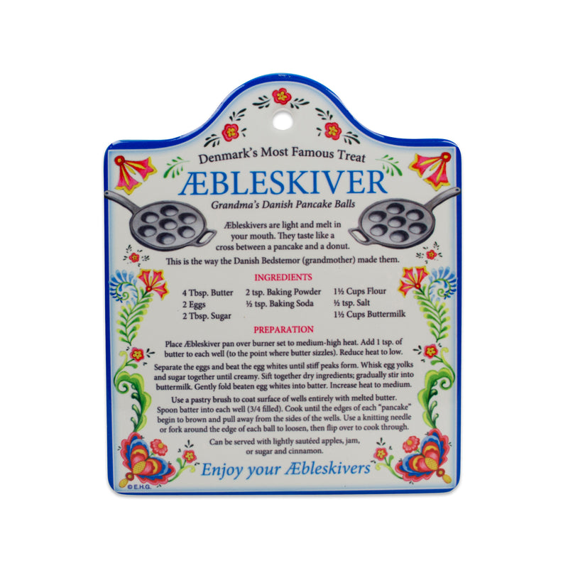 Aebleskiver Recipe: Wall Trivet
