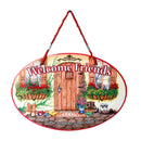 Take Off Shoes: Welcome Friends Door Sign - ScandinavianGiftOutlet