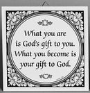 Inspirational Wall Plaque: God's Gift - ScandinavianGiftOutlet