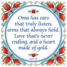 Gift For Oma: Oma Heart of Gold.. - ScandinavianGiftOutlet