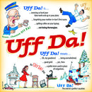 Uff Da Gift Idea Wall Tile - ScandinavianGiftOutlet
