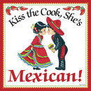 Mexican Gift Plaque: Kiss Mexican Cook - ScandinavianGiftOutlet