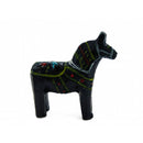 Dala Horse Blue Poly Resin Miniature
