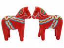 Red Dala Horse Salt and Pepper Shakers 