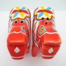 Red Dala Horse Salt and Pepper Shakers