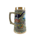 European Summer .5 Liter Embossed Ceramic Beer Stein