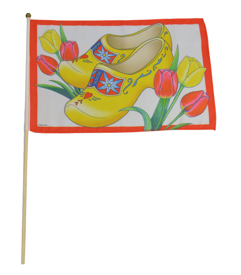 Wooden Shoes Flag - ScandinavianGiftOutlet