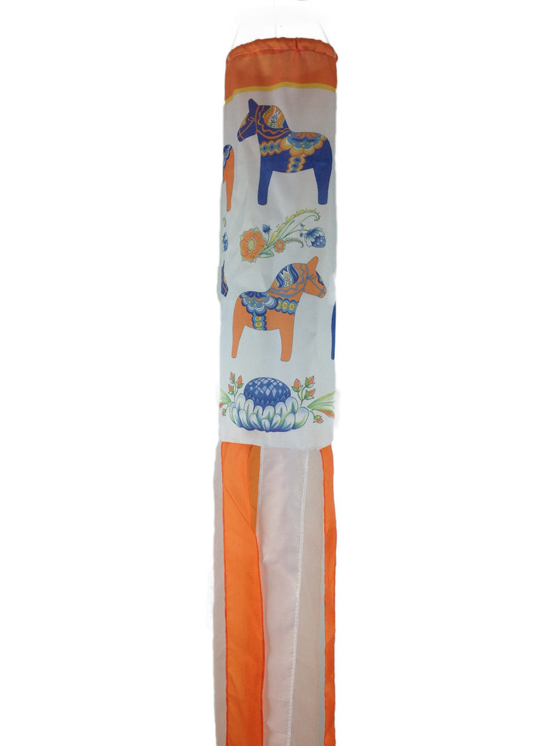 Sweden Wind Sock: Dala Horse - ScandinavianGiftOutlet