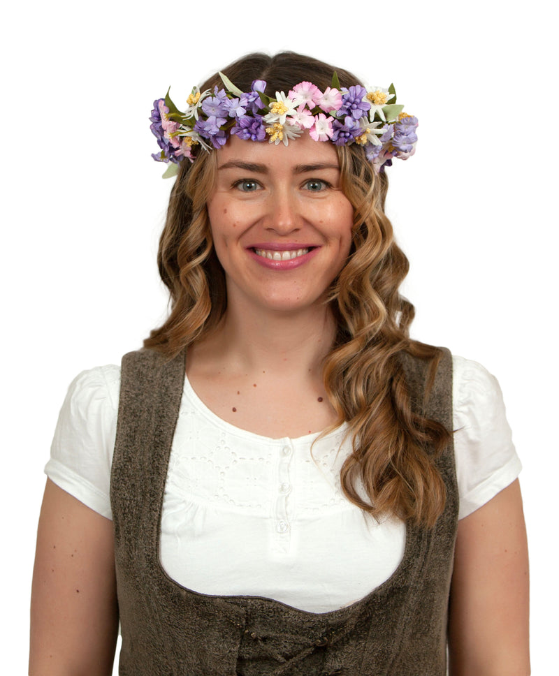 Oktoberfest Festival Garland: Mountain Edelweiss - ScandinavianGiftOutlet