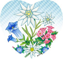 Magnetic Tile: German Edelweiss - ScandinavianGiftOutlet
