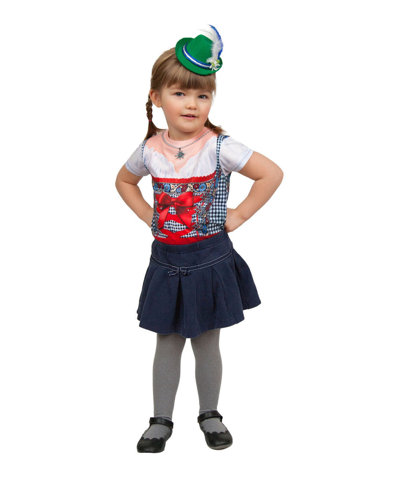Mini Green Bavarian Felt Hat Oktoberfest Costume Idea - ScandinavianGiftOutlet