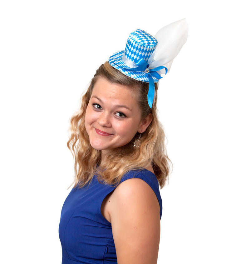 Mini Festival Hat with Bavarian Design - ScandinavianGiftOutlet