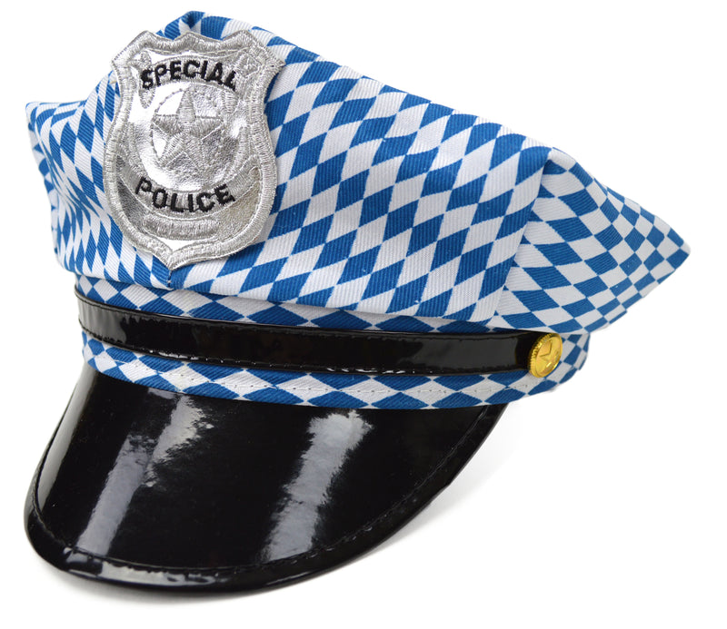 Bavarian Oktoberfest Police Hat - ScandinavianGiftOutlet